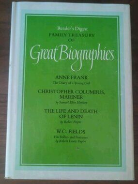 1st Ed Reader's Digest Family Treasury of Great Biographies V Hardcover Book